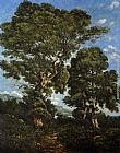 Henri-Joseph Harpignies In The Forest painting